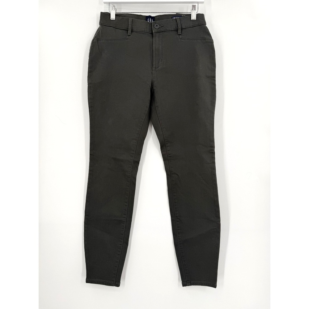 Gap Work Pants Curvy Stretch Dark Grey Womens 8 New with Tag